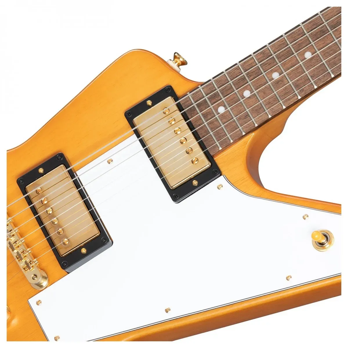 Epiphone 1958 Korina Explorer Outfit Electric Guitar - Aged Natural — view 5