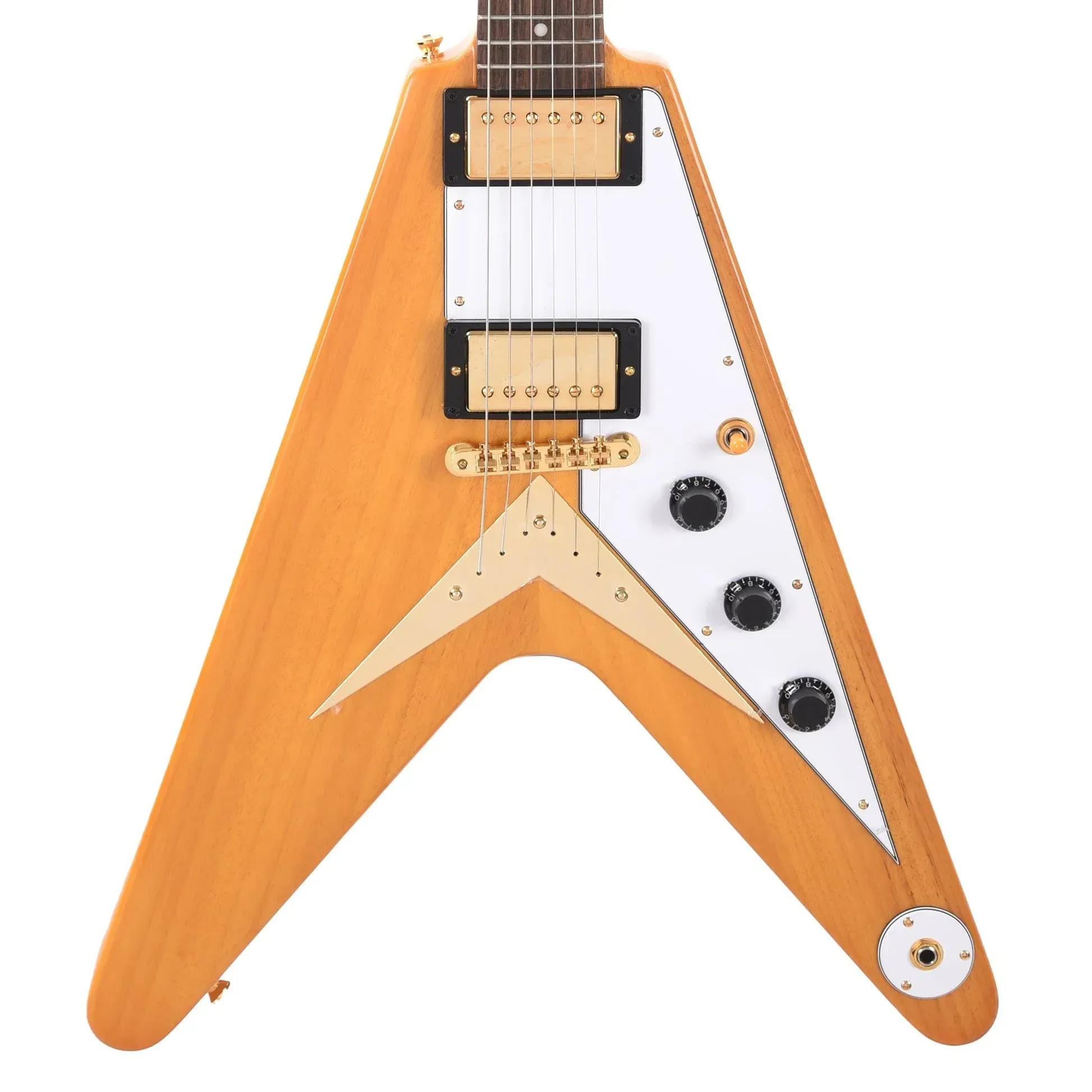 Epiphone 1958 Korina Flying V Electric Guitar - Natural