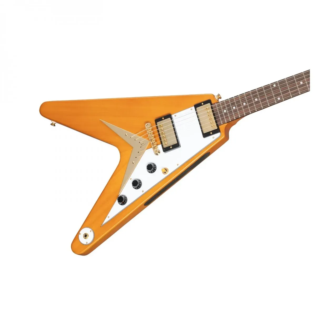 Epiphone 1958 Korina Flying V Electric Guitar - Natural — view 3