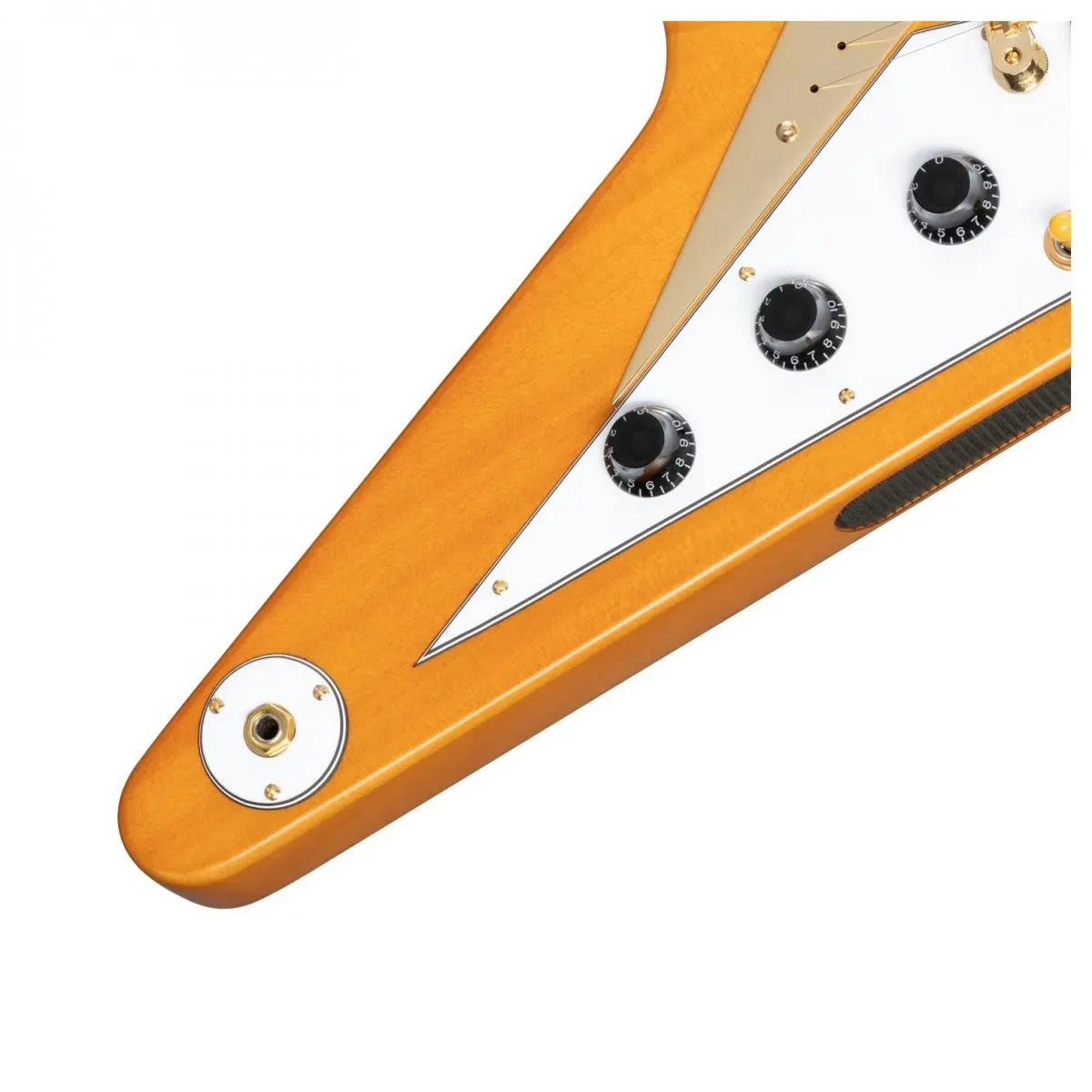 Epiphone 1958 Korina Flying V Electric Guitar - Natural — view 4