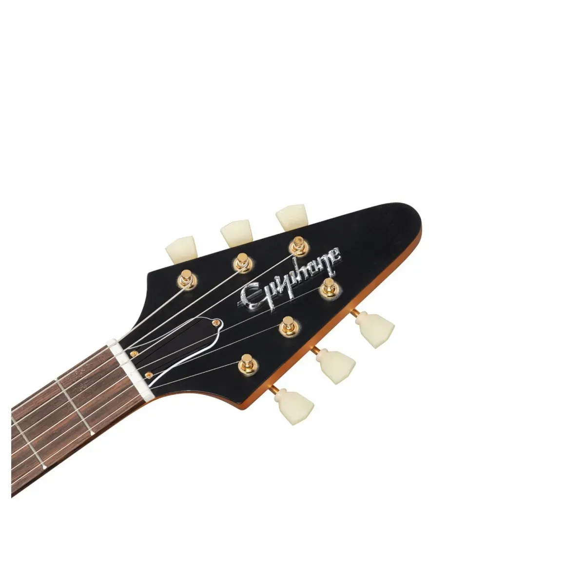 Epiphone 1958 Korina Flying V Electric Guitar - Natural — view 7