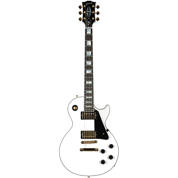 Gibson Custom Les Paul Custom Electric Guitar – Alpine White — view 2