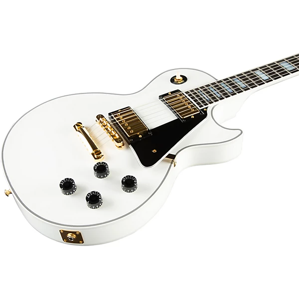 Gibson Custom Les Paul Custom Electric Guitar – Alpine White — view 3