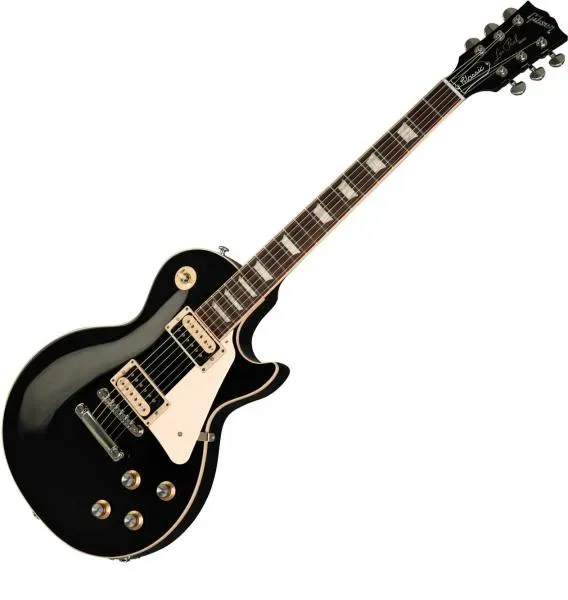 Gibson Les Paul Classic Electric Guitar - Ebony — view 2