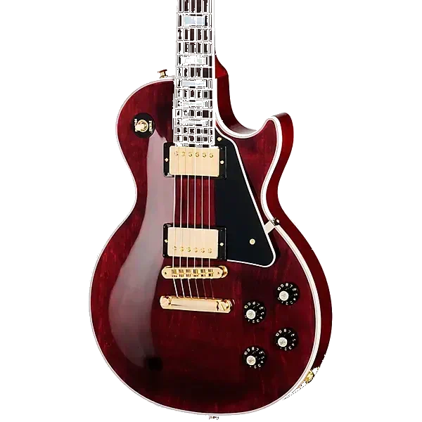 Gibson '70s Les Paul Custom Electric Guitar - Wine Red