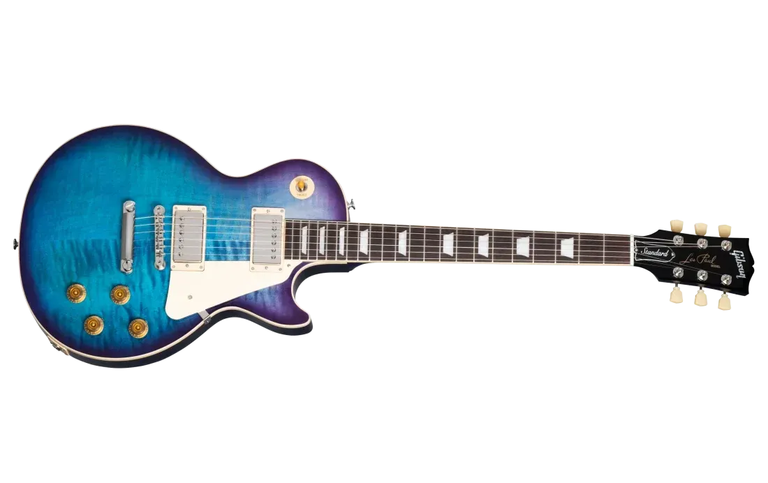 Gibson Les Paul Standard '50s Electric Guitar - Blueberry Burst — view 2