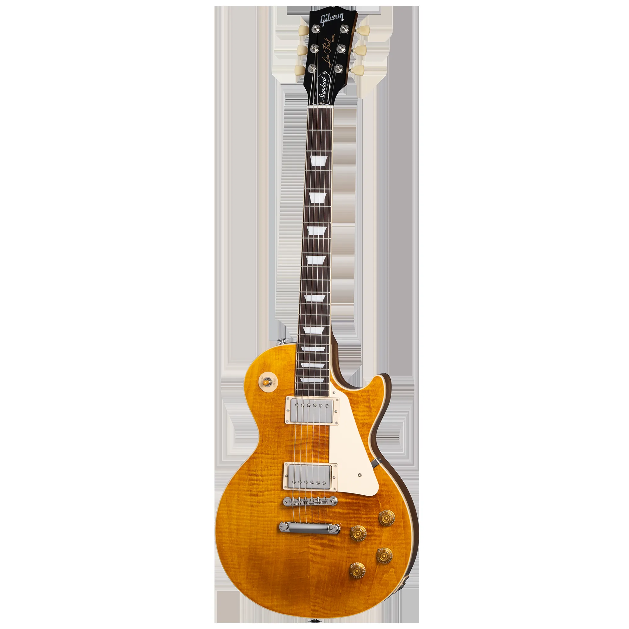 Gibson Les Paul Standard 50s Figured Top Electric Guitar - Honey Amber — view 2