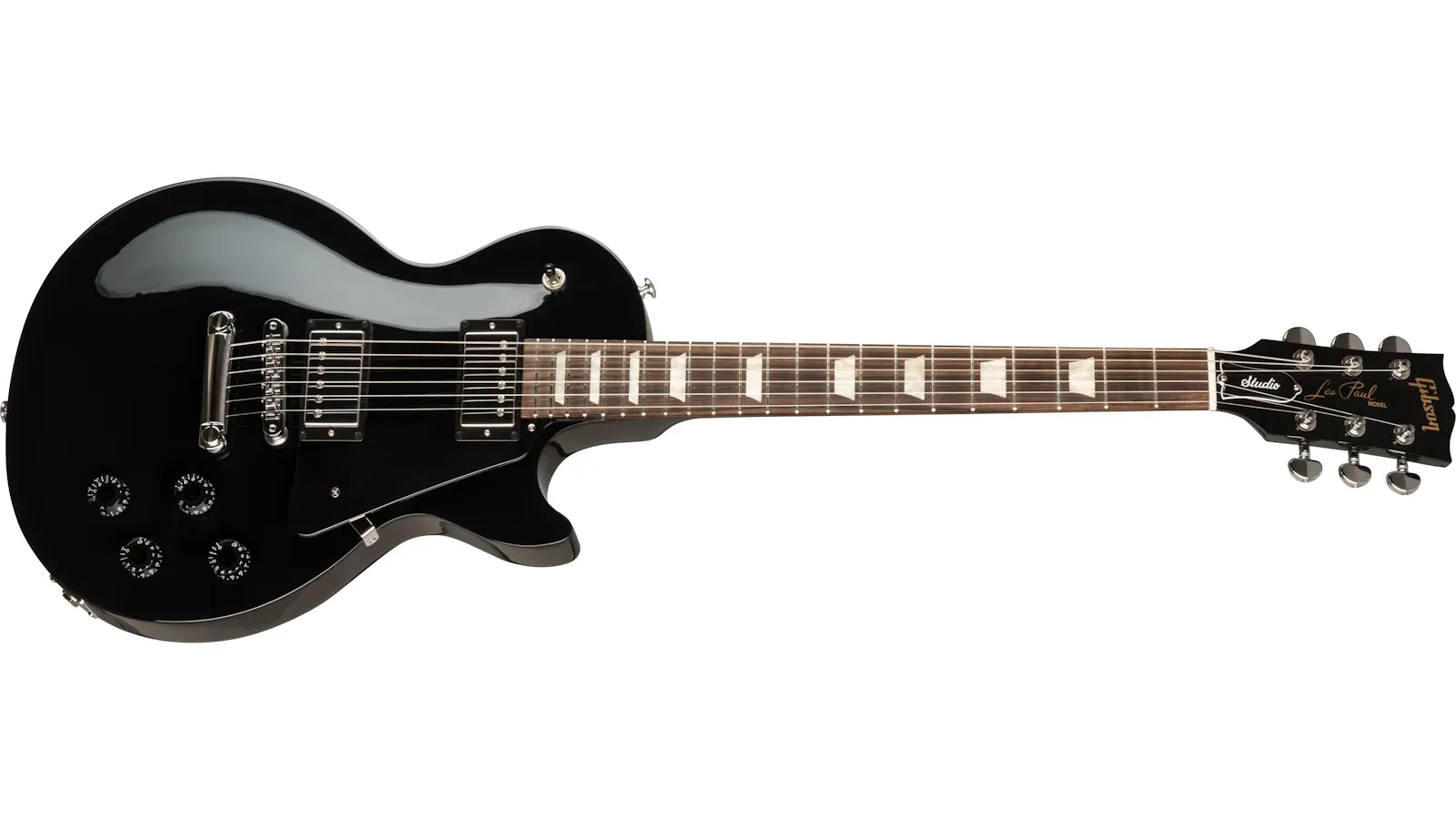 Gibson Les Paul Studio Electric Guitar - Ebony — view 2