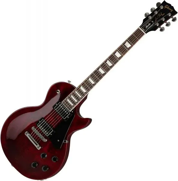 Gibson Les Paul Studio Modern Electric Guitar - Wine Red Satin — view 2