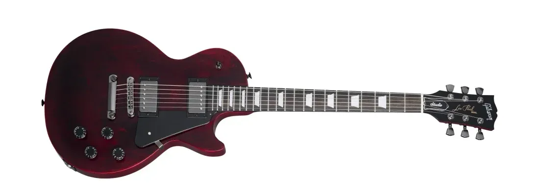 Gibson Les Paul Studio Modern Electric Guitar - Wine Red Satin — view 3