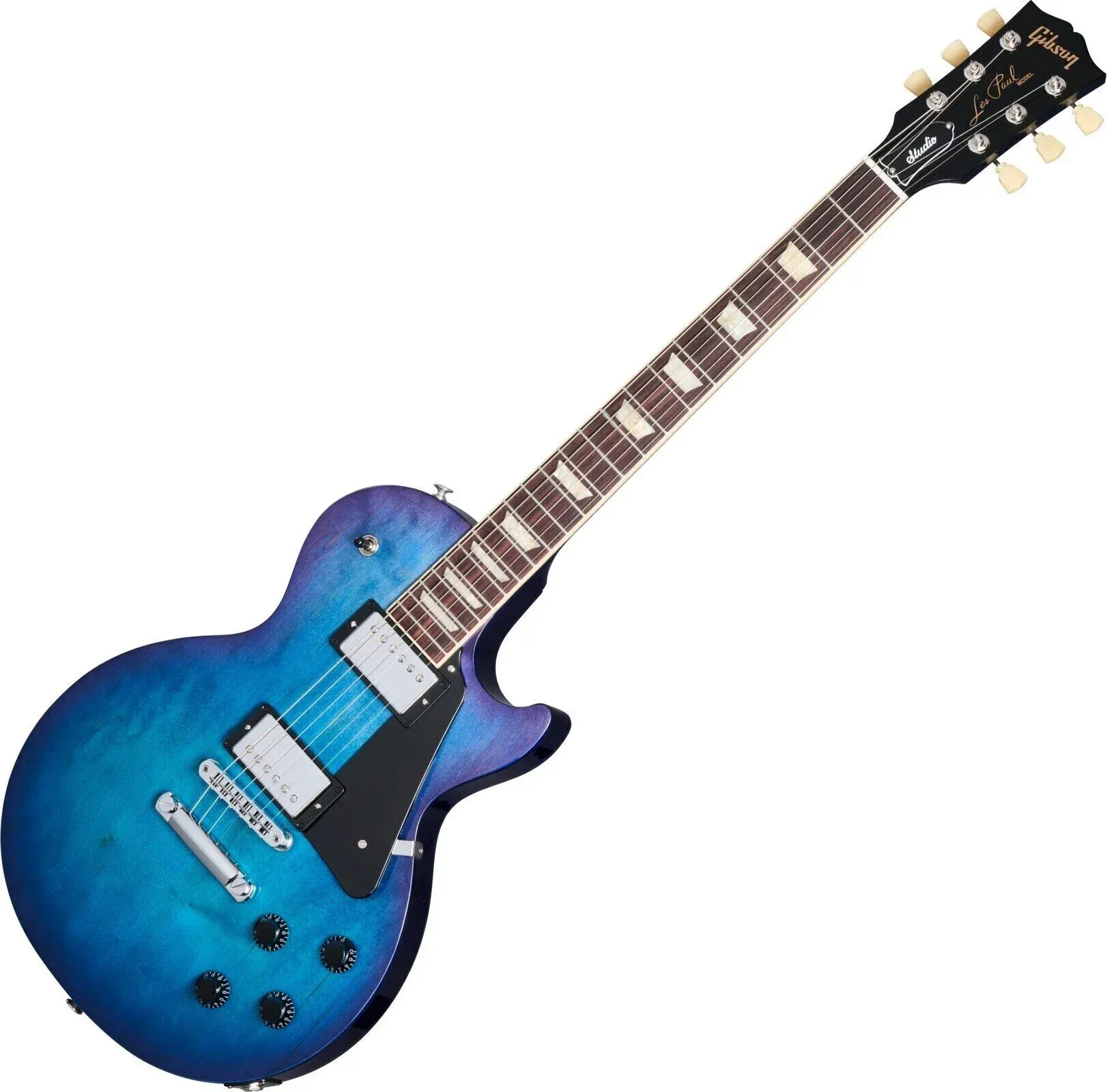 Gibson Les Paul Studio Electric Guitar - Blueberry Burst — view 2