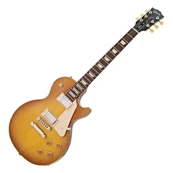 Gibson Les Paul Tribute Satin Electric Guitar - Honeyburst — view 2