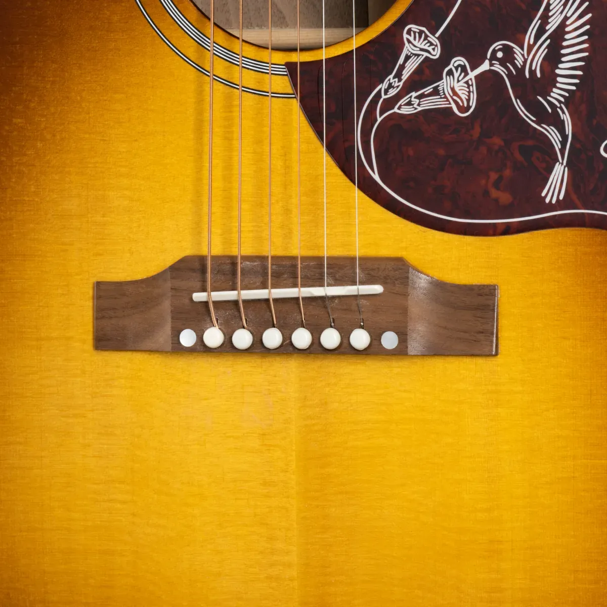 Gibson Acoustic Hummingbird Studio Walnut Acoustic-electric Guitar - Walnut Burst — view 4