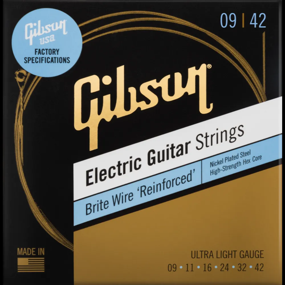 GIBSON STRINGS BRITE WIRES EL ULTRA LGHT