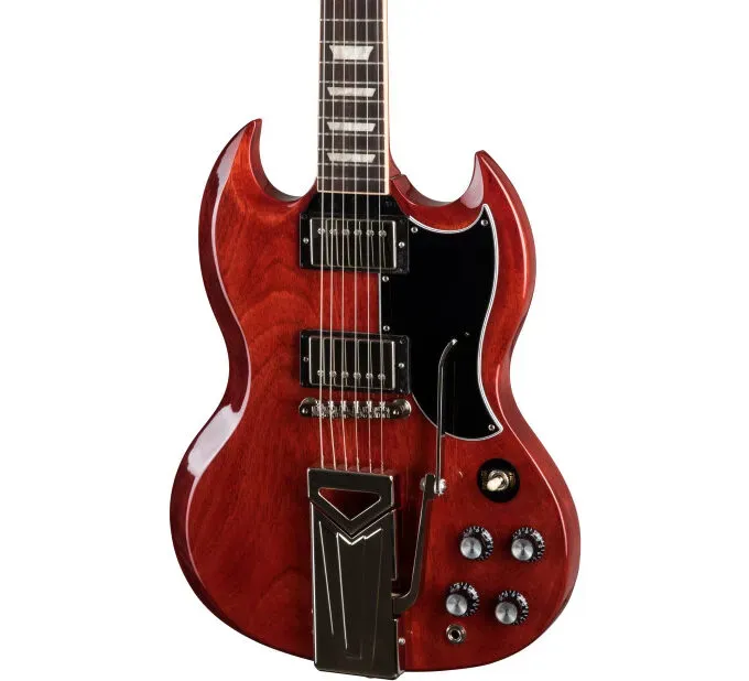 Gibson SG Standard '61 Sideways Vibrola - Vintage Cherry — view 1