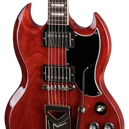Gibson SG Standard '61 Sideways Vibrola - Vintage Cherry — view 2