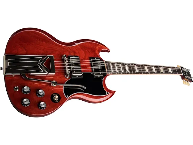 Gibson SG Standard '61 Sideways Vibrola - Vintage Cherry — view 4