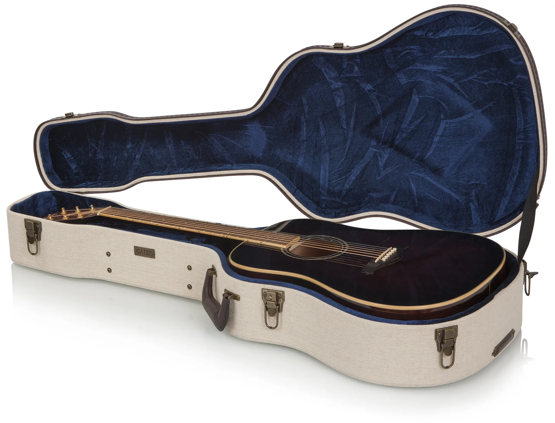 Gator Journeyman Deluxe Wood Case - Acoustic Dreadnought Guitar — view 2