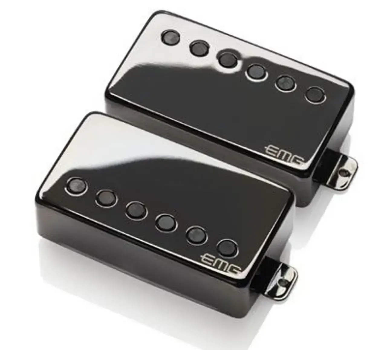 EMG Pickup JH HET Set James Hetfield Signature Set - Black Chrome — view 1