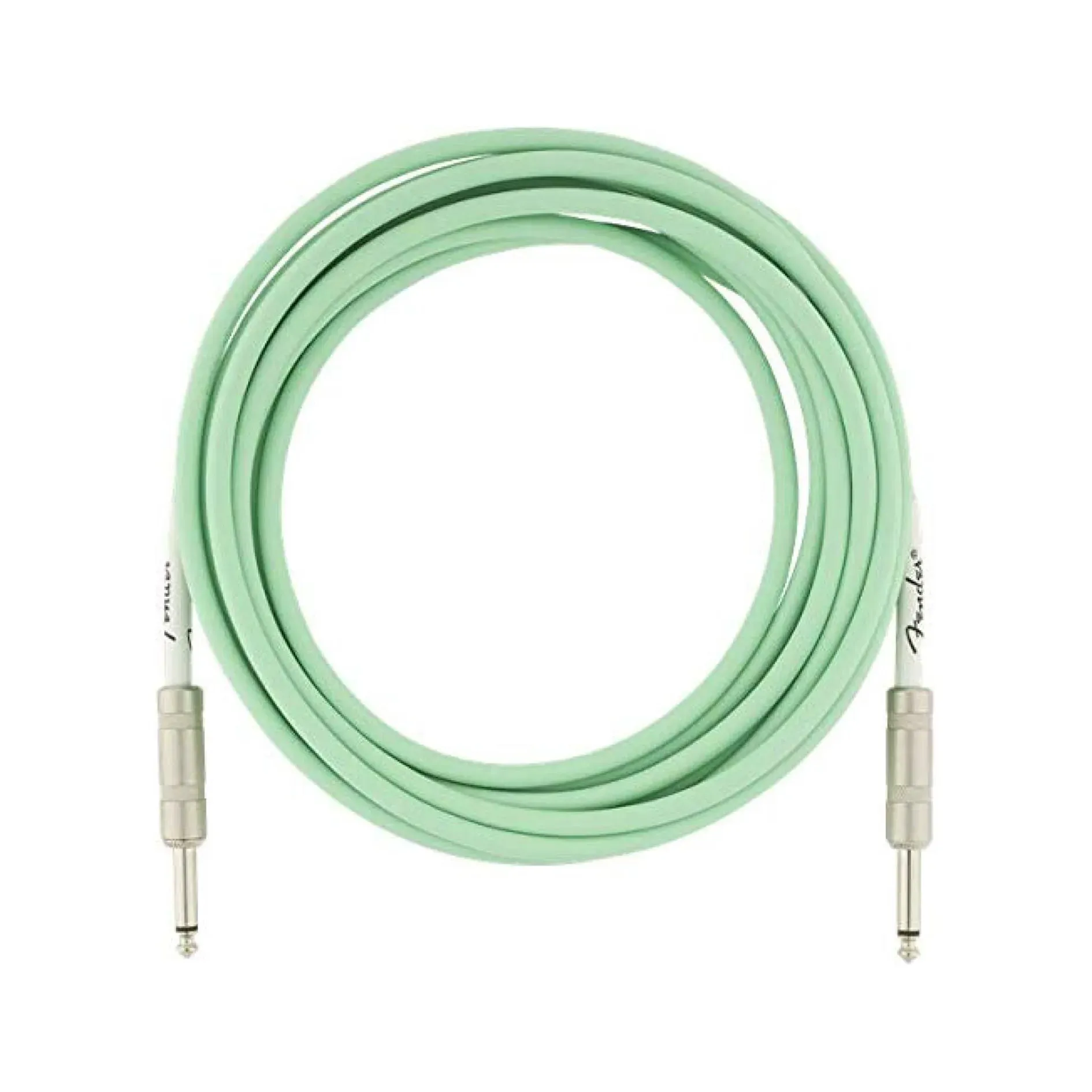 Fender Original Series Straight to Straight Instrument Cable - 4.5m Sea Foam Green — view 1