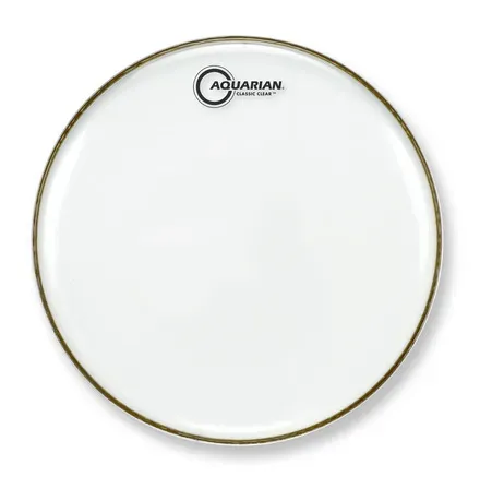 Aquarian Classic Clear Snare Bottom Head — view 1