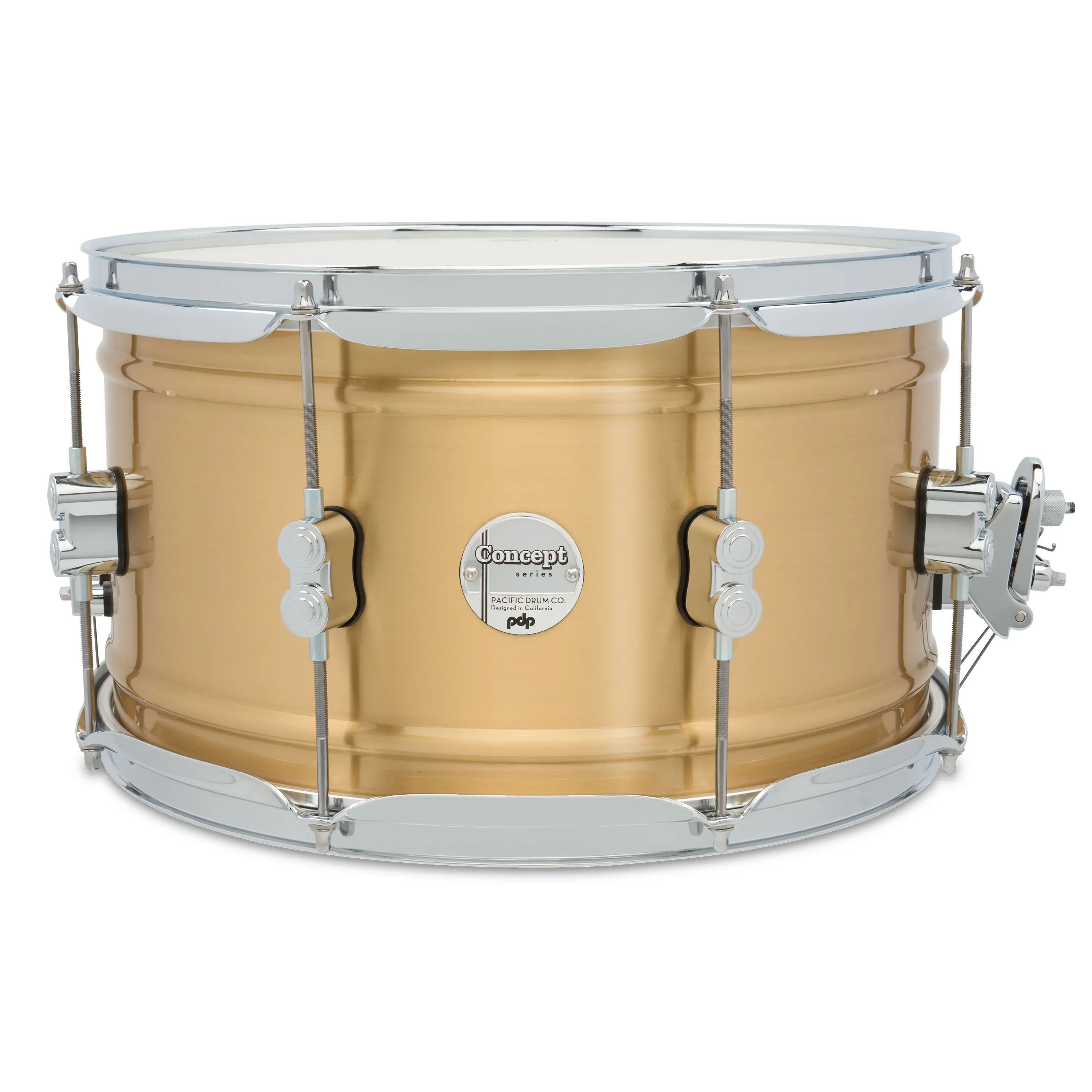 PDP Concept Brass Snare Drum - 8 inches x 14 inches — view 1