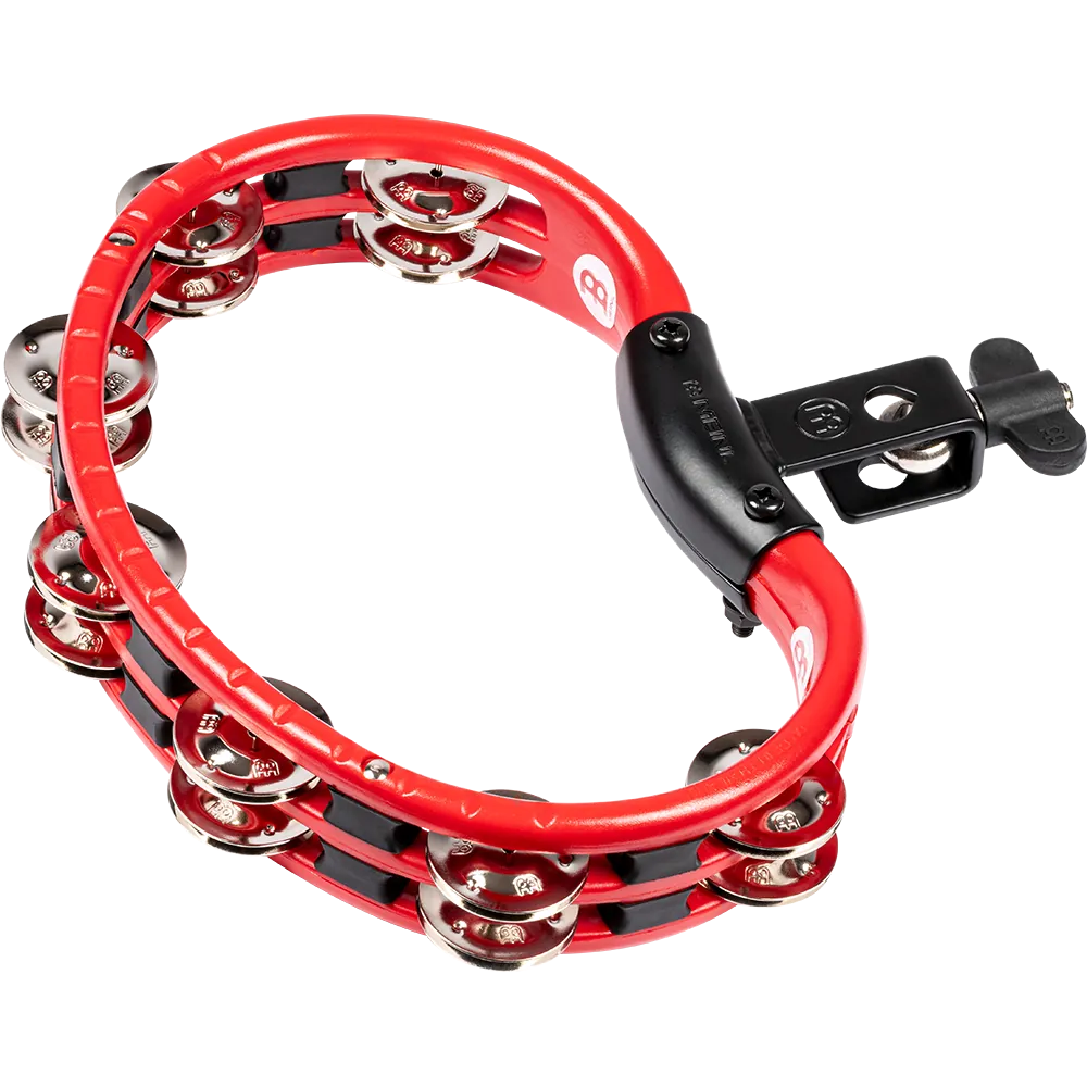 Meinl Percussion ABS Steel Jingle Tambourine - Mountable - Red — view 1