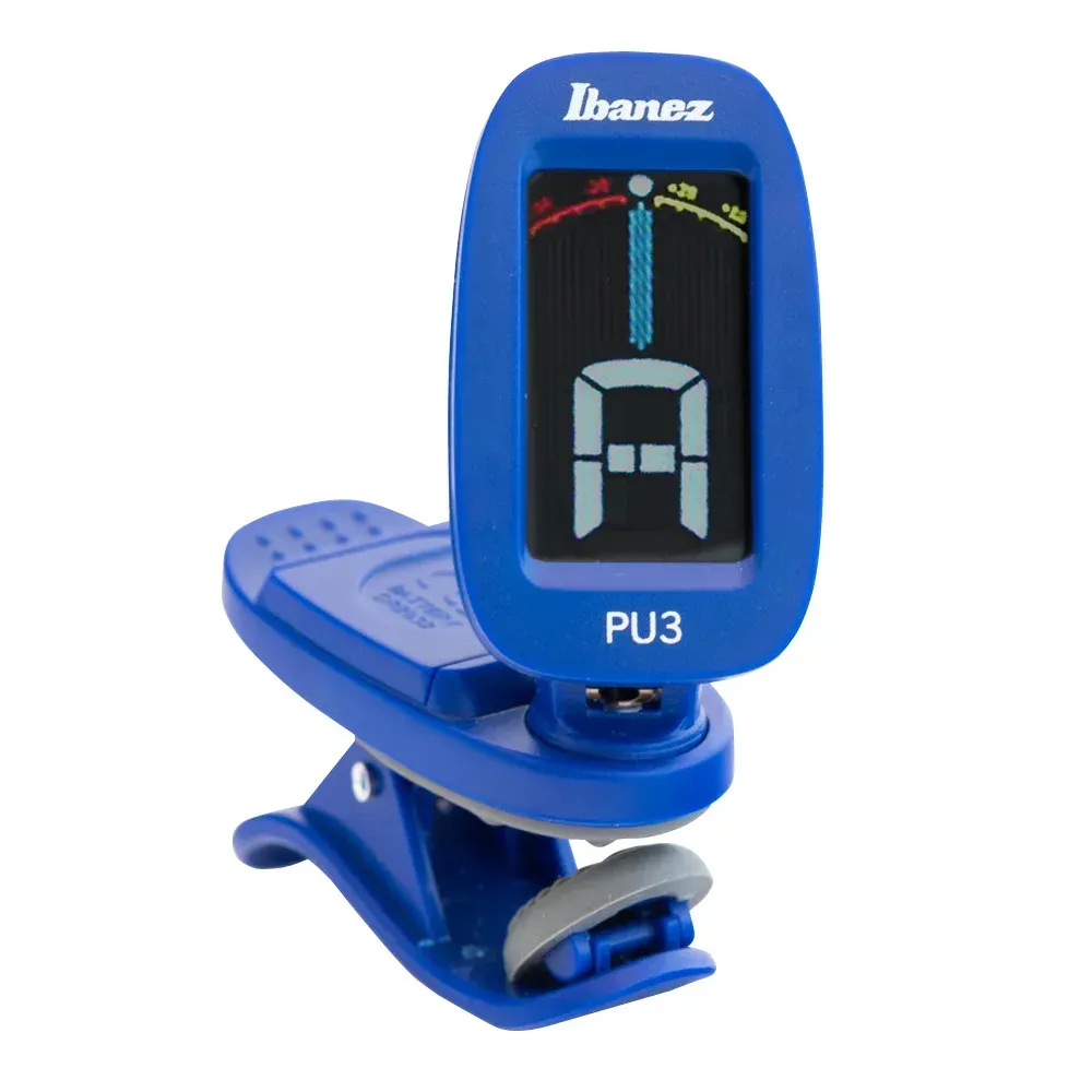 Ibanez PU3-BK Chromatic Clip Tuner - Blue