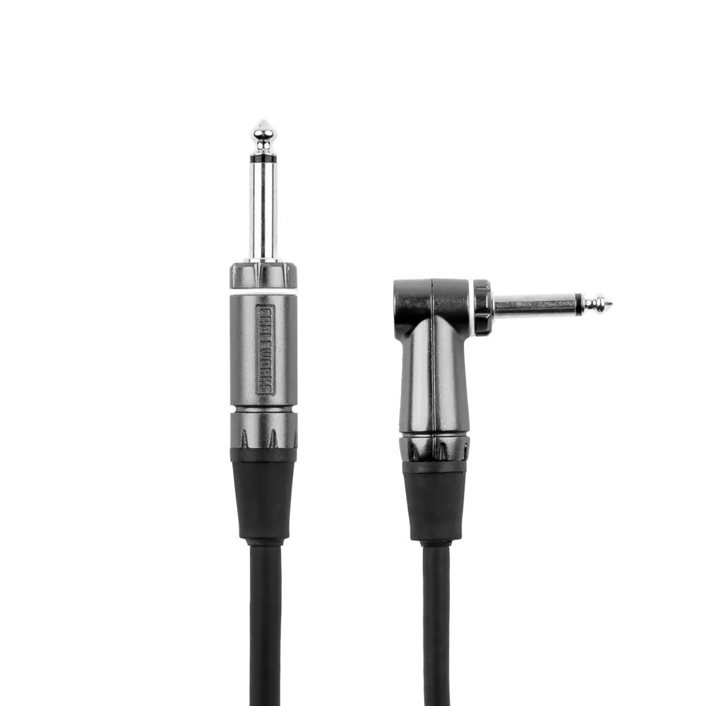 Gator Composer Series 3M Straight to RA instrument Cable — view 3
