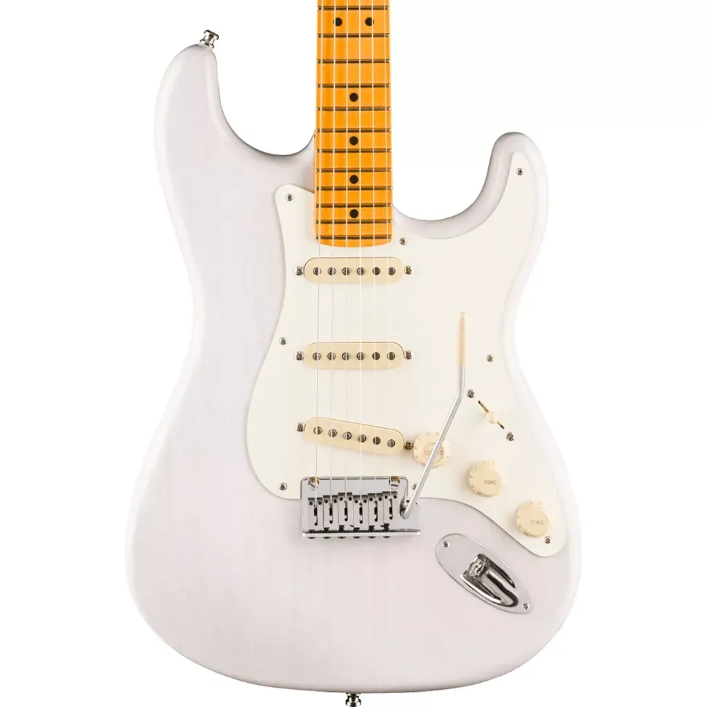 Fender American Ultra Luxe Vintage 50s Stratocaster Electric Guitar - White Blonde