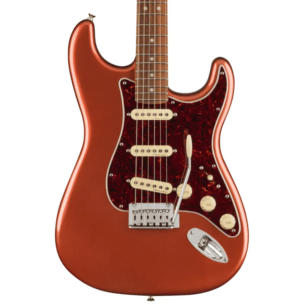 Fender Player Plus Stratocaster Electric Guitar - Aged Candy Apple Red — view 1