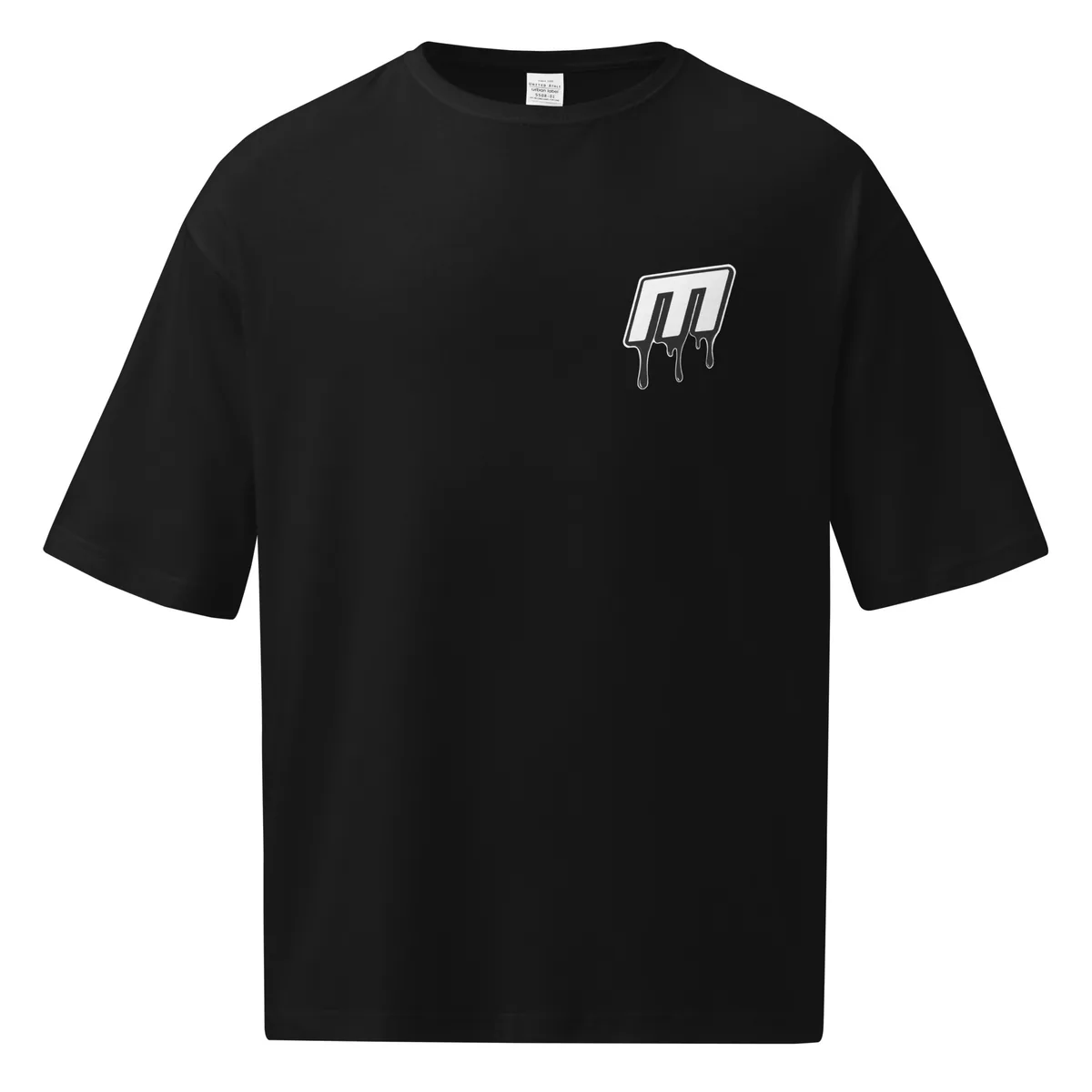 Marshall Music M Drip Oversized Black Tee — view 1