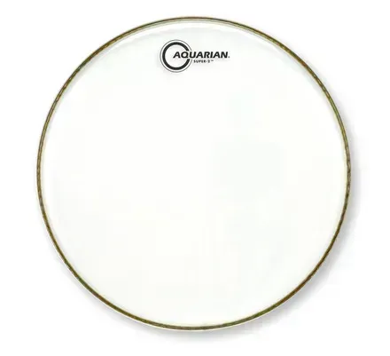 Aquarian Super-2 Clear Drum Head — view 1