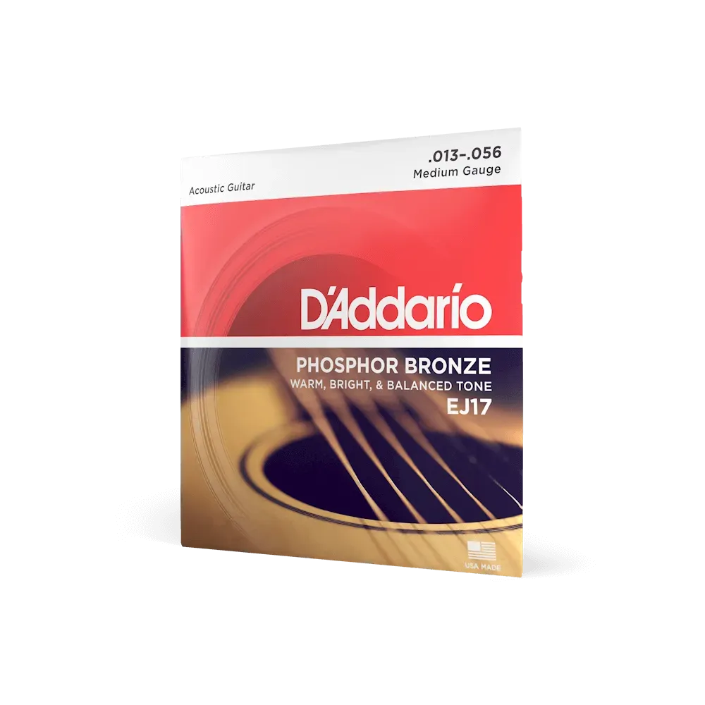 D'Addario EJ17 Phosphor Bronze Acoustic Guitar Strings 013-056 — view 1