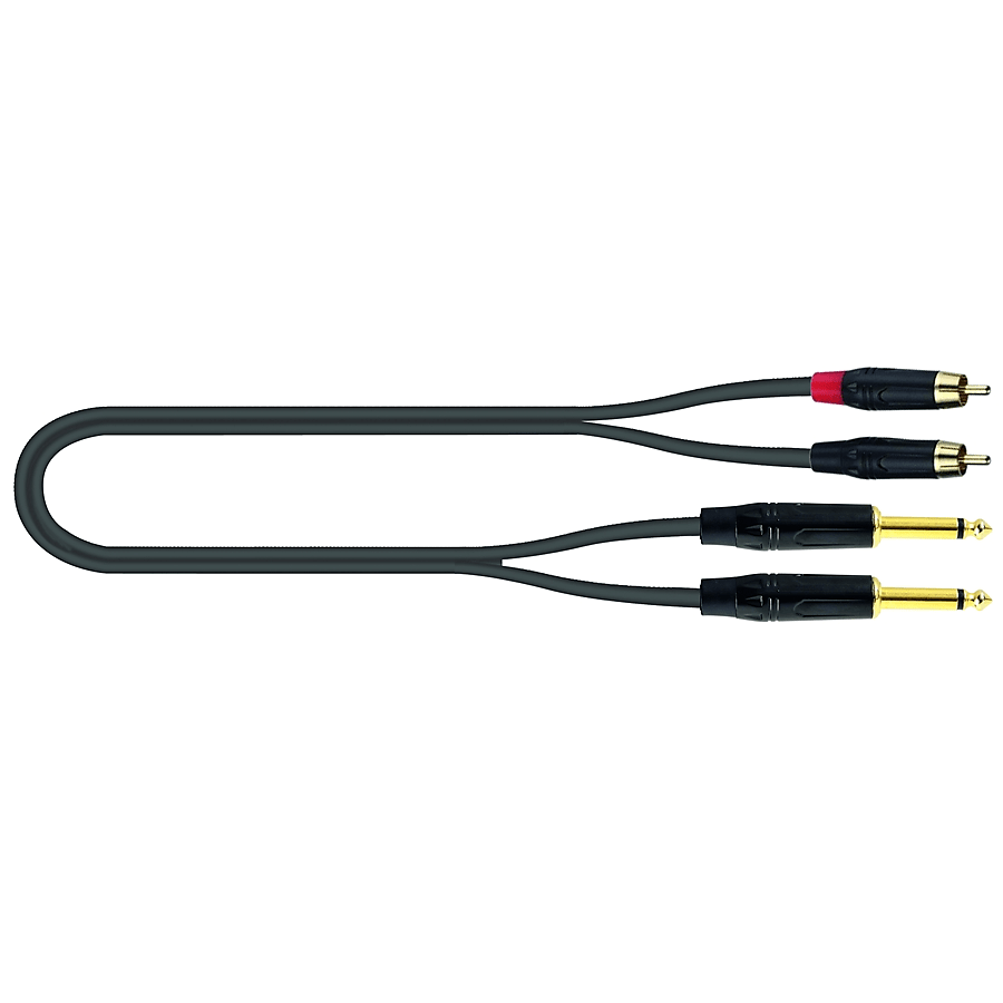 Quiklok JUST 2 RCA – 2 Jack Mono Cable 2m — view 1