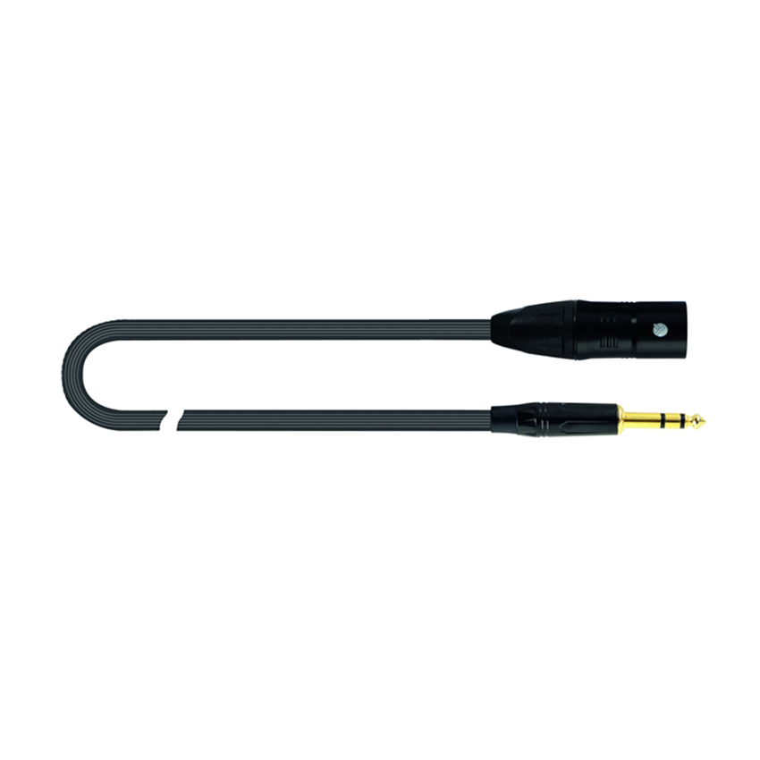 Quik Lok JUST MJS-1 XLR Male – Jack Microphone Cable – 1m — view 1