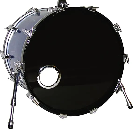 Ahead Bass Drum O’S 6′′ Hole Port Ring – White — view 2