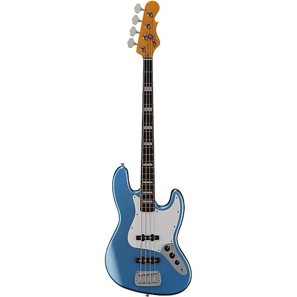 G and L Tribute JB 4-String Electric Bass Guitar – Lake Placid Blue — view 2