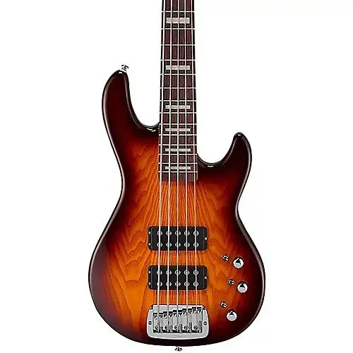 G and L Tribute L-2500 5 String Bass Guitar - Tobacco Sunburst — view 1