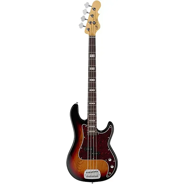 G and L Tribute LB-100 4 String Bass Guitar - 3 Tone Sunburst — view 2