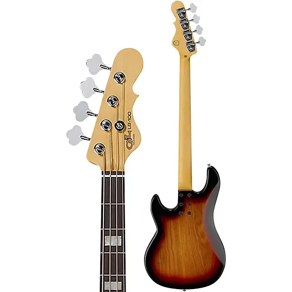 G and L Tribute LB-100 4 String Bass Guitar - 3 Tone Sunburst — view 4