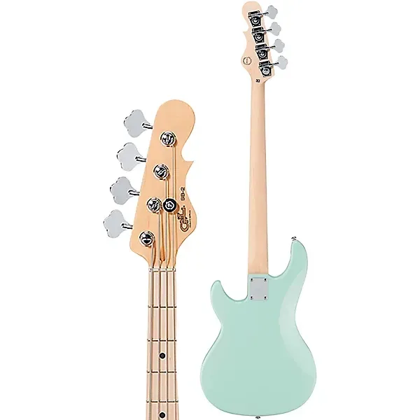 G and L Tribute SB-2 4 String Bass Guitar - Surf Green — view 4