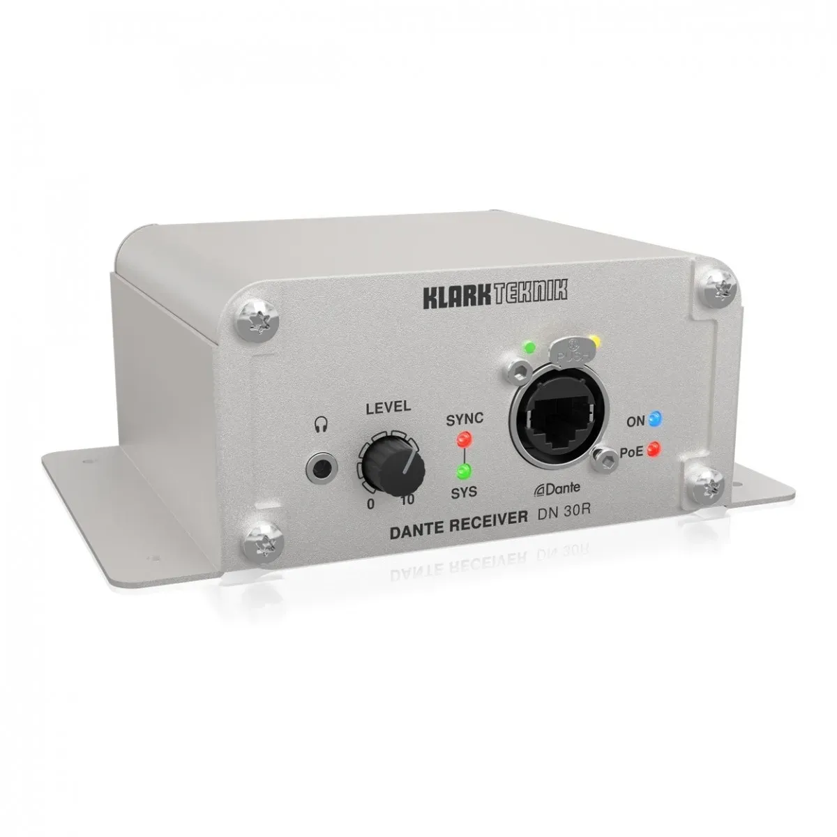 Klark Teknik DN 30R 2 Channel Dante Audio Receiver — view 4