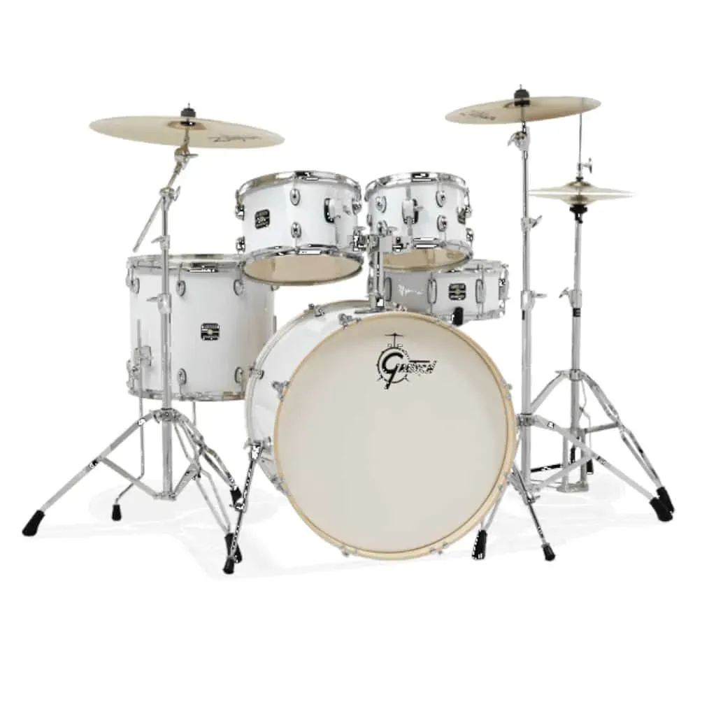 Gretsch GE4E825W Energy 5-Piece Drum Kit – White — view 1
