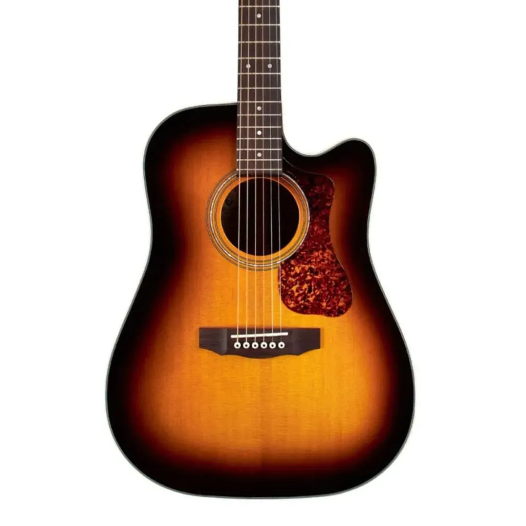 Guild D-140CE Acoustic-Electric Guitar - Antique Burst — view 1