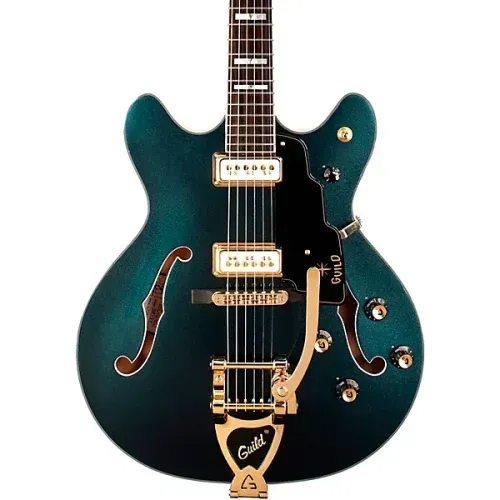Guild Starfire VI DC Semi-hollowbody Electric Guitar – Kingswood Green — view 1