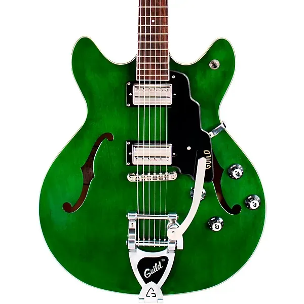 Guild Starfire I DC Electric Guitar - Emerald Green with Guild Vibrato Tailpiece