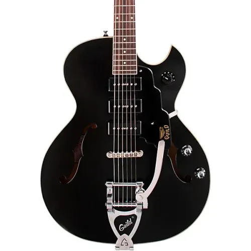 Guild Starfire I Jet 90 Electric Guitar – Satin Black — view 1