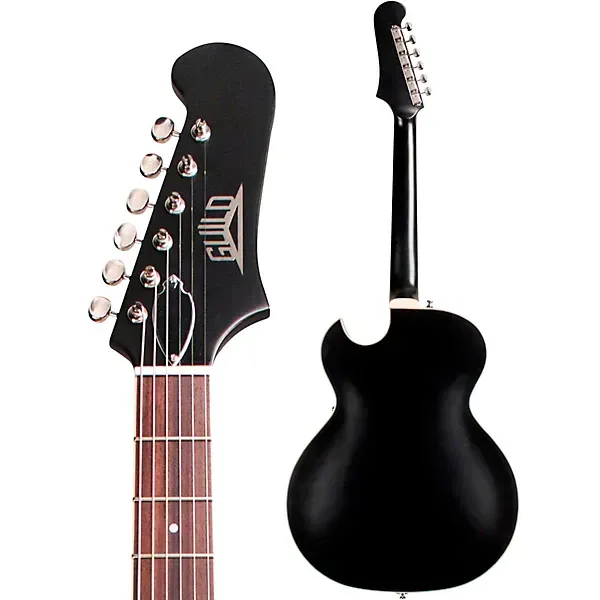 Guild Starfire I Jet 90 Electric Guitar – Satin Black — view 3
