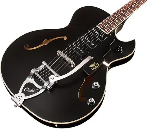 Guild Starfire I Jet 90 Electric Guitar – Satin Black — view 6